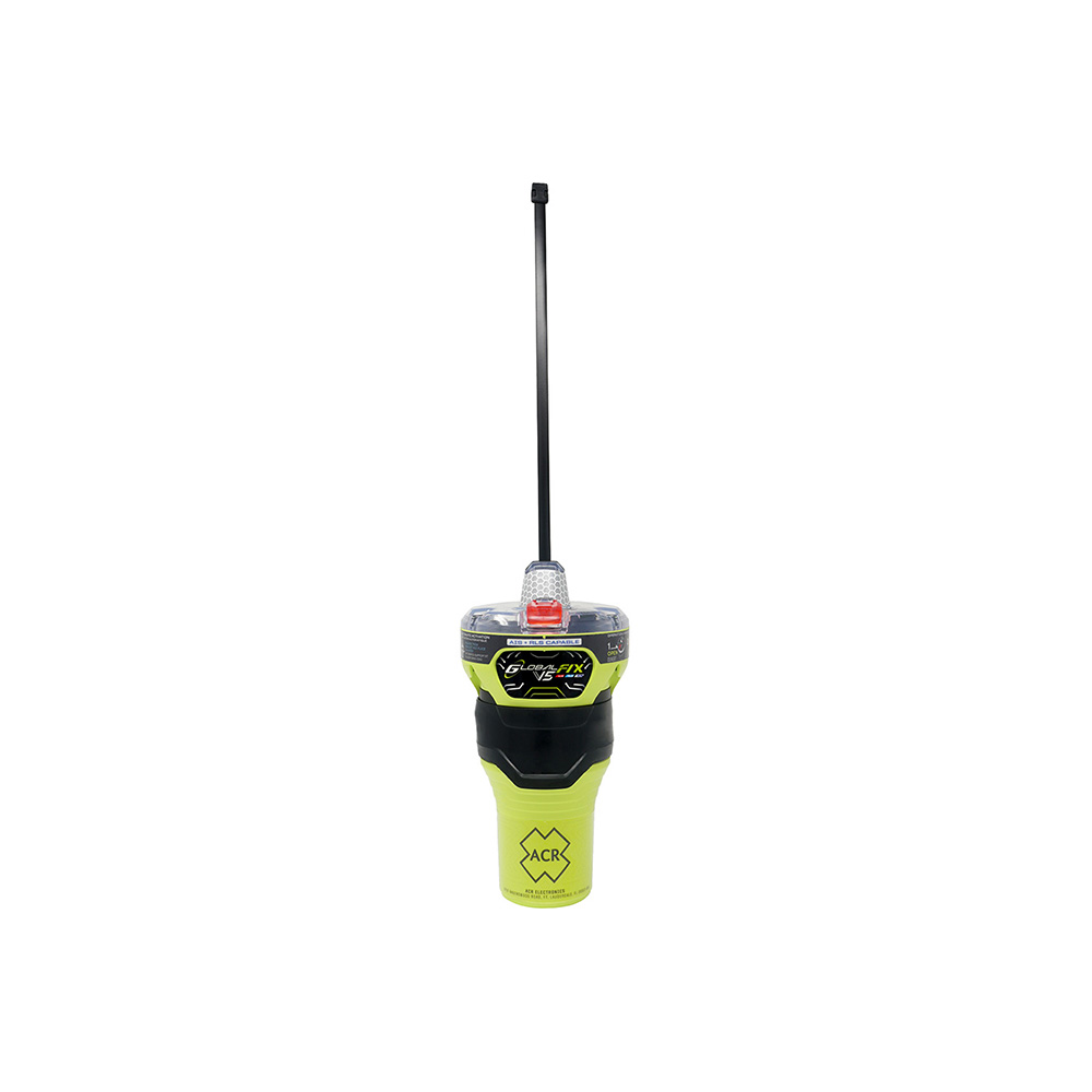 ACR GlobalFix V5 AIS EPIRB with Return Link Service, Mobile App, and Category II Manual Bracket in Blue
